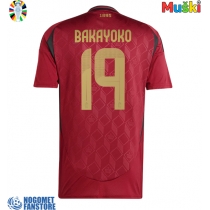 Belgija Johan Bakayoko #19 Domaci Dres EP 2024 Kratak Rukav